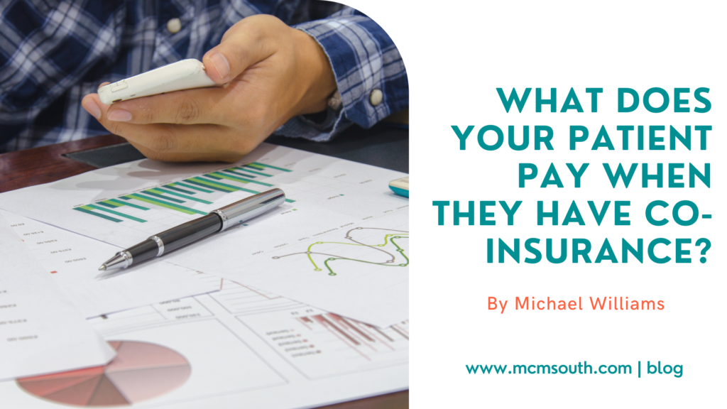 Blog banner graphic about coinsurance in therapy billing