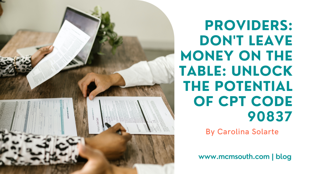 Unlock the potential of cpt code 90837 mcmsouth blog