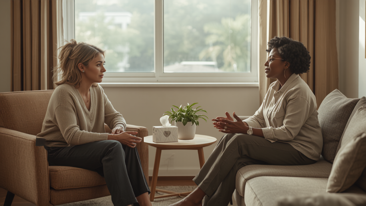 Authentic Interaction in Relaxed Therapy Office