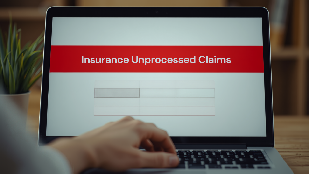 Insurance billing portal on a computer screen: Private insurance billing guides for therapists